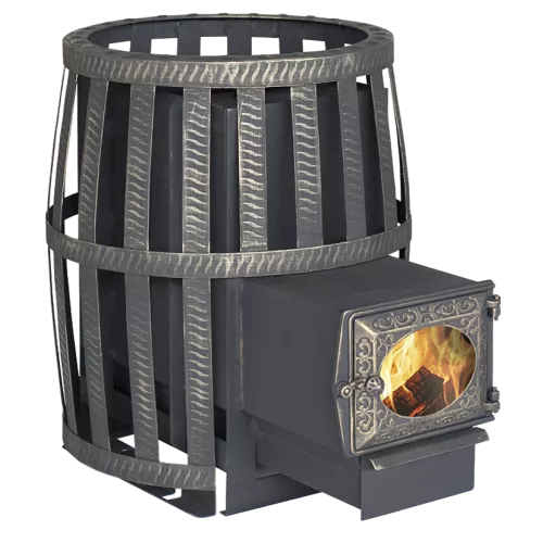 Печь "Корвет" 24 сетчатый кожух ДТ3-стекло