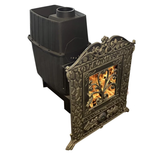 Чугунная печь Verona 50 Закрытая каменка из нержавеющей стали