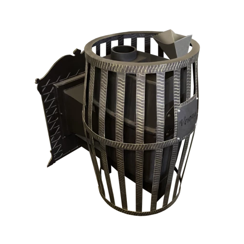 Чугунная печь Verona 50 Закрытая каменка из нержавеющей стали