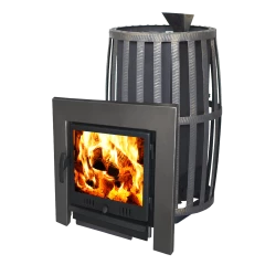 "Флагман 35" (Сетчатый кожух, Закрытая каменка)