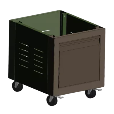 B-fire Шкаф тележка для мини-гриля высотой 550 мм (порошковая покраска) купить
