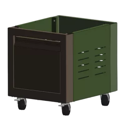 B-fire Шкаф тележка для мини-гриля высотой 550 мм (порошковая покраска) купить