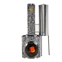 Водонагреватель для дровяных печей IKI на 80 л правосторонний