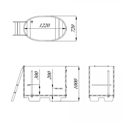 Купель из камбалы 122/7