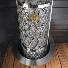 Фланец для встраивания, нерж. сталь, стеновой 9 (для пристенных печей 9 кВт)