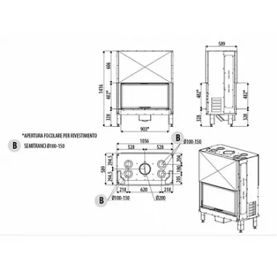 купить MCZ Plasma Plasma 95 прямое стекло