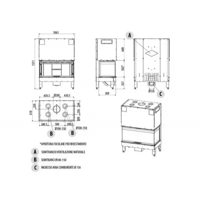 MCZ Plasma 95 T стекло с 3-х сторон