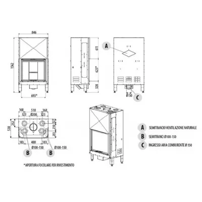 MCZ Plasma 75 прямое стекло