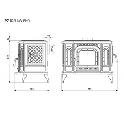 купить KAWMET P7 10.5 kW PB EKO