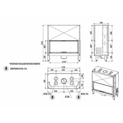 MCZ Plasma 115  прямое стекло
