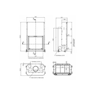 купить MCZ Forma 75 прямое стекло