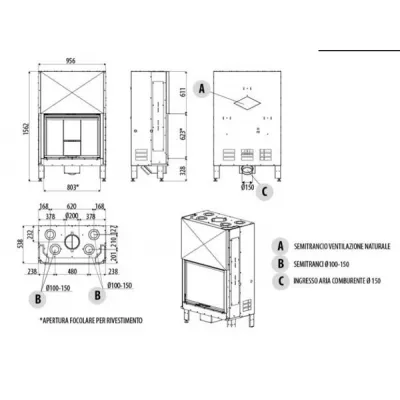 MCZ Plasma 85 прямое стекло
