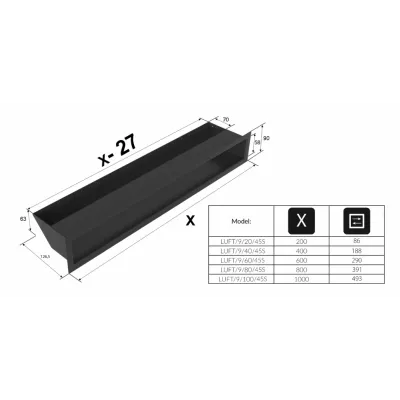 купить Люфт графитовая 9x80