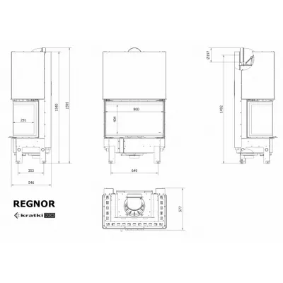 купить Топка Kratki PRO REGNOR c доводчиком