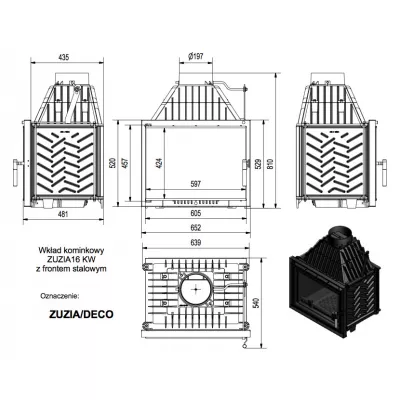 купить Топка ZUZIA/DECO