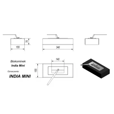 купить Биокамин Kratki INDIA MINI