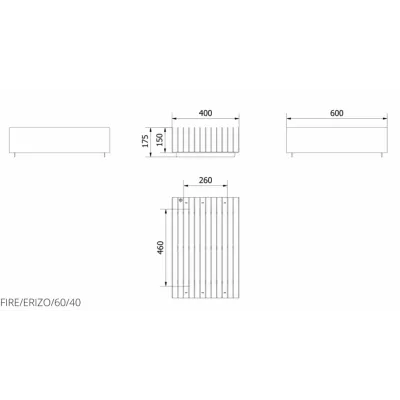 купить Очаг для костра ERIZO/60/40