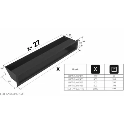 купить Люфт бежевая 6x60