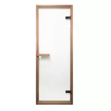 Дверь Lux Edition, Thermo Noire Wood, прозрачное стекло