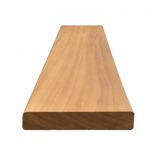 Полки из термообработанного абаши 25х140 мм