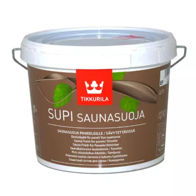 Защитный состав для сауны Tikkurila Supi Saunasuoja Дерево и пиломатериалы фото