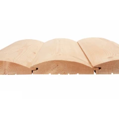 Блок-Хаус (имитация бревна), ангарская сосна, 25х123, сорт АВ