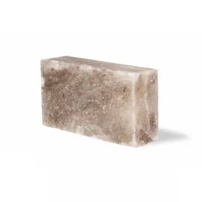 Кирпич из серой гималайской соли, 200х100х50, шлифованный со всех сторон Гималайская соль фото