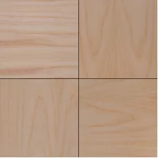 Шпонированные панели «Мозаика», белый ясень, 300х300х11 мм