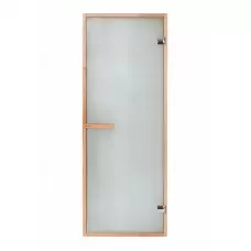 Дверь PREMIO, стекло сатин, коробка ЛИПА