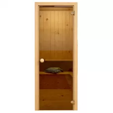 Soul Sauna 700х1870, дверь стекло бронза, коробка ОСИНА (Латвия)
