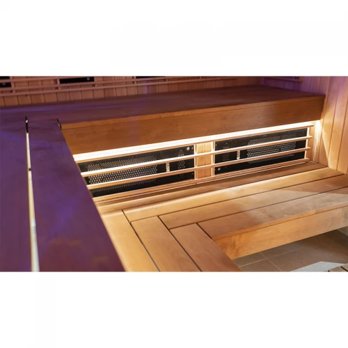 Доска для полков Ольха термообработанная medium 25х135 мм