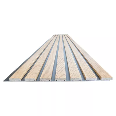 Дизайнерские реечные панели Hedonism wood  дуб  (черная основа),  2550х385 мм Стеновые панели фото