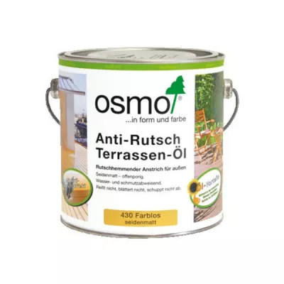 фото Масло для терасс Osmo Anti-Rutsch Terrassen-Öl c антискользящим эффектом, 430 бесцветное