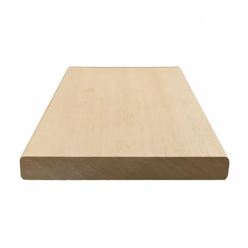 Полки из абаши, широкие, 25х190 мм