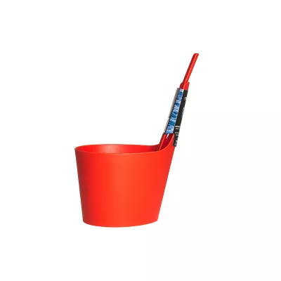 Набор для сауны Rento: шайка с прямой ручкой и черпак, цвет земляника Бондарные изделия фото