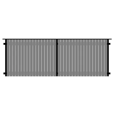 Деревянный забор Scandic «Классика», длина секции 2,0 м