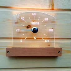 Термометр NIKKARIEN с подсветкой закругленный, арт. 46300