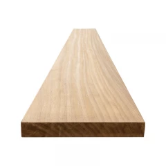 Полки из термообработанного абаши, широкие, 40х300 мм