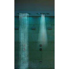 Хромированный потолочный элемент для душа впечатлений WDT