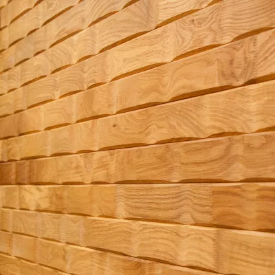 Вагонка профилированная «Волна» ДУБ, 16х74(67) мм Стеновые панели фото