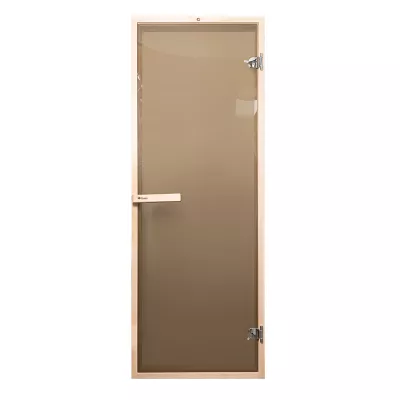Дверь PREMIO 700х1870, стекло бронза, коробка ОЛЬХА