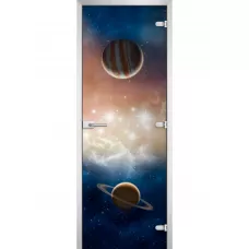 Стеклянная межкомнатная дверь Space-09