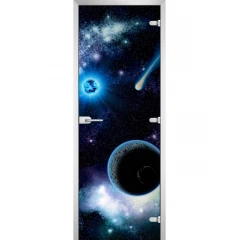 Стеклянная межкомнатная дверь Space-01