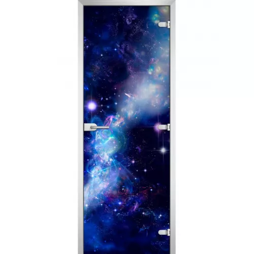 Стеклянная межкомнатная дверь Space-02