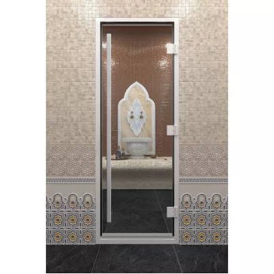 Дверь "Хамам Престиж Прозрачное"