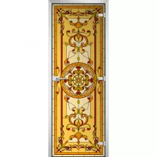 Стеклянная межкомнатная дверь Stained Glass-13