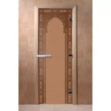 Дверь "Восточная арка бронза матовая"