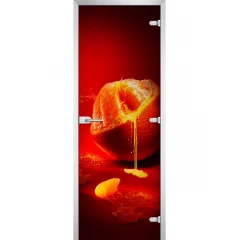 Стеклянная межкомнатная дверь Fruite-08