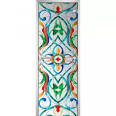 Стеклянная межкомнатная дверь Stained Glass-08