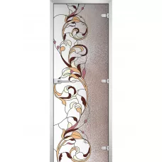 Стеклянная межкомнатная дверь Stained Glass-09
